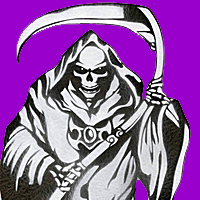 Grim Reaper 200 X 200 purple